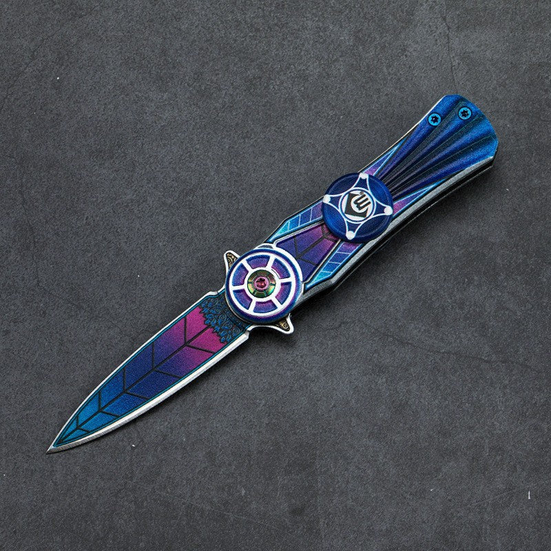 Finger spinner kni