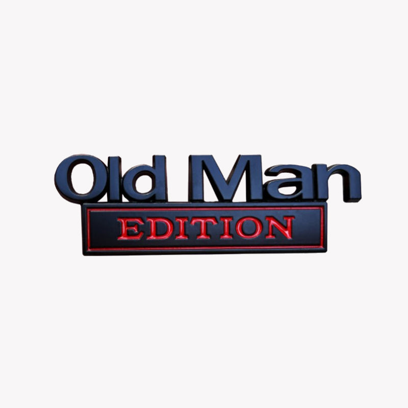 đ Old Man Edition-Auto-Emblem