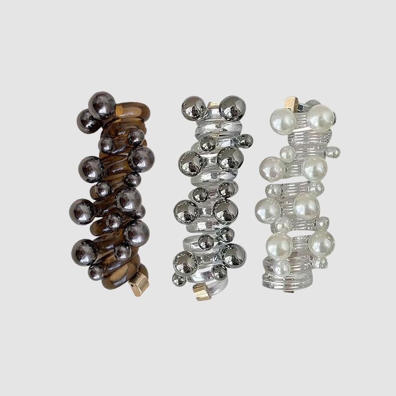 Pärla Rak Spiral Hårsnod