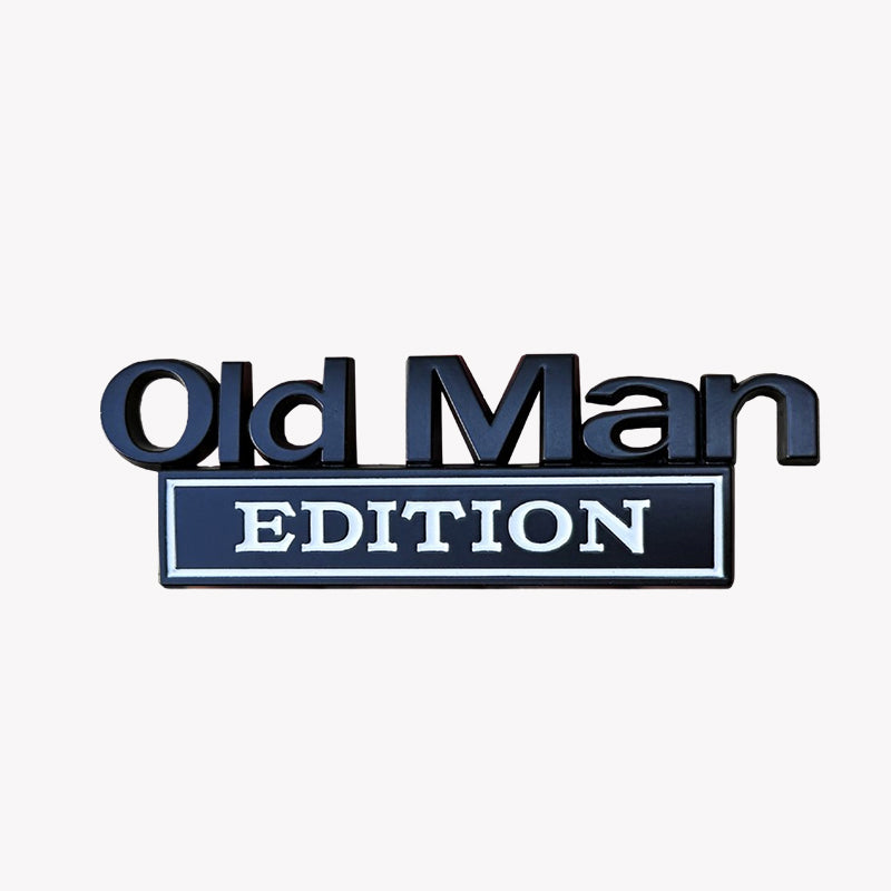 đ Old Man Edition-Auto-Emblem