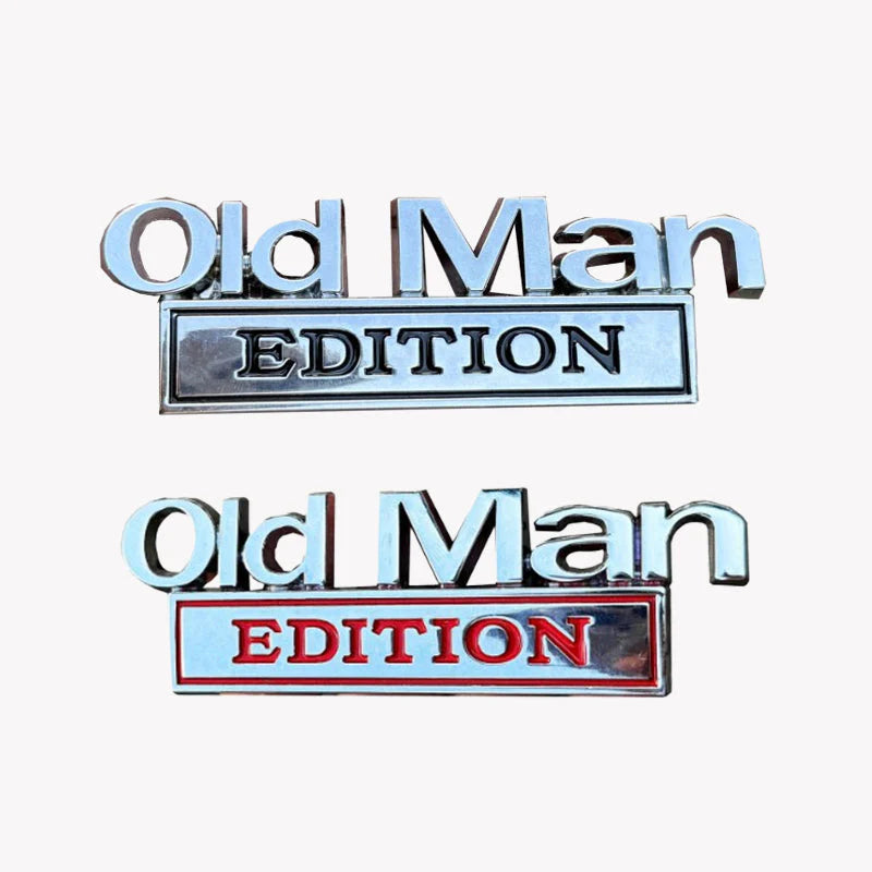 đ Old Man Edition-Auto-Emblem