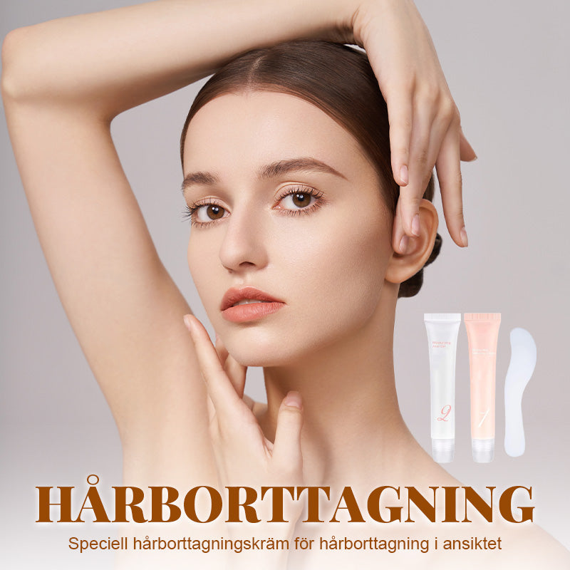 Speciell Hårborttagningskräm För Hårborttagning I Ansiktet/Depilatory cream for facial hair removal