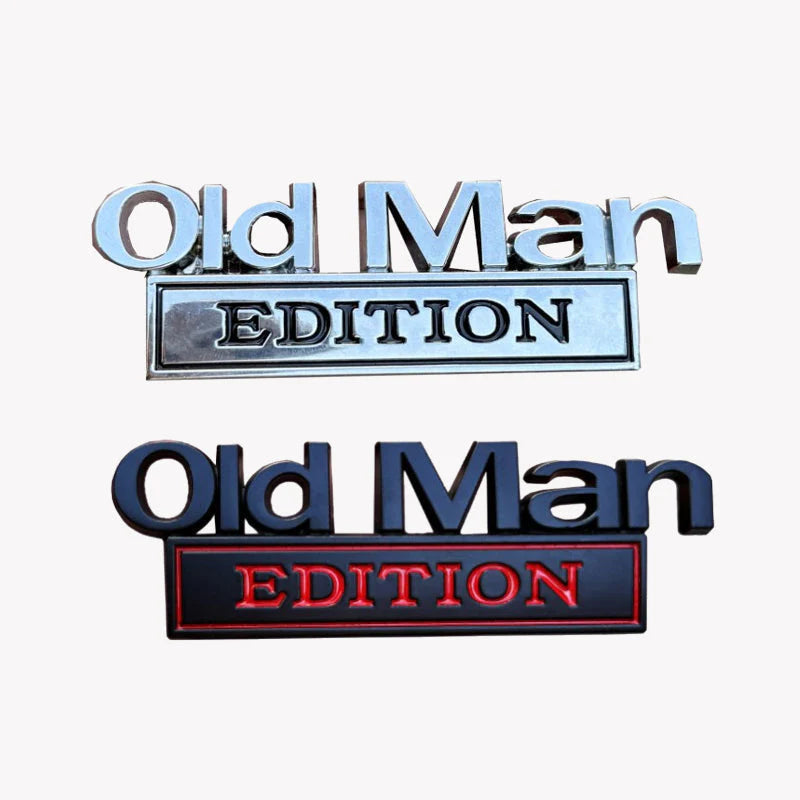 đ Old Man Edition-Auto-Emblem