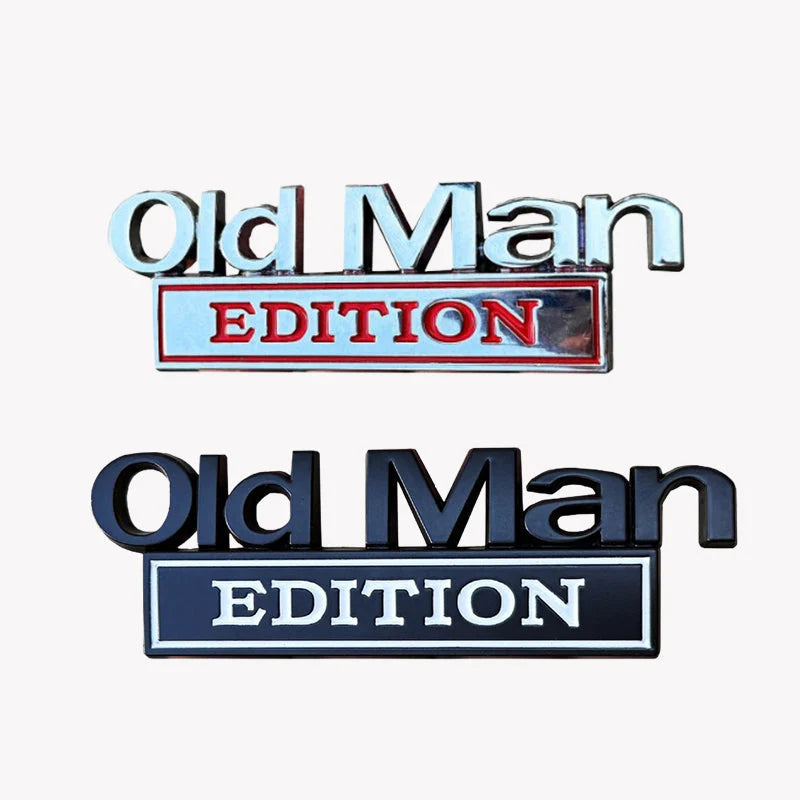 đ Old Man Edition-Auto-Emblem
