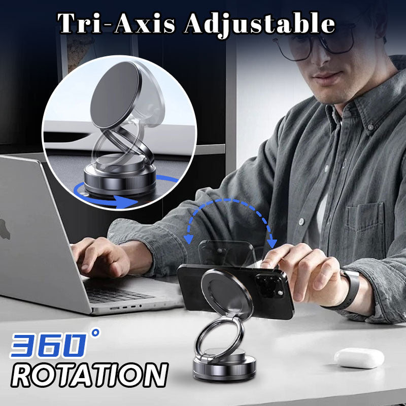 🔥Buy more, save more🔄360° justerbar magnetisk vakuumtelefonhållare📱🚗
