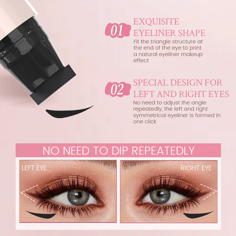 Eyeliner-stämpel i ett stycke
