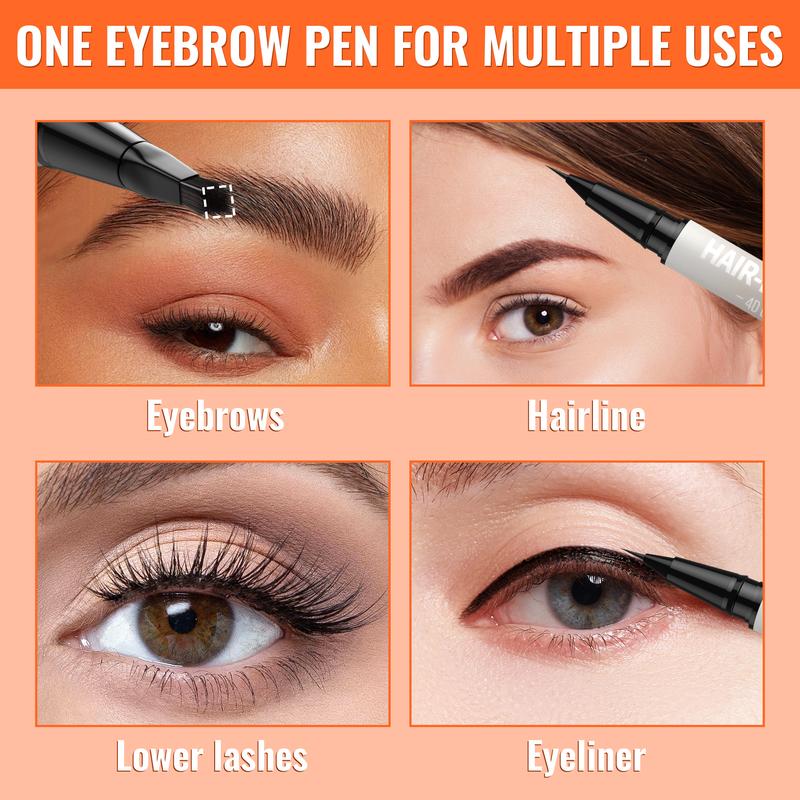 đ UppnĂ„ perfekta bryn â âš 4D-brynspenna â För naturlig, heldags perfektion med ögonbryn och eyeliner! đââ
