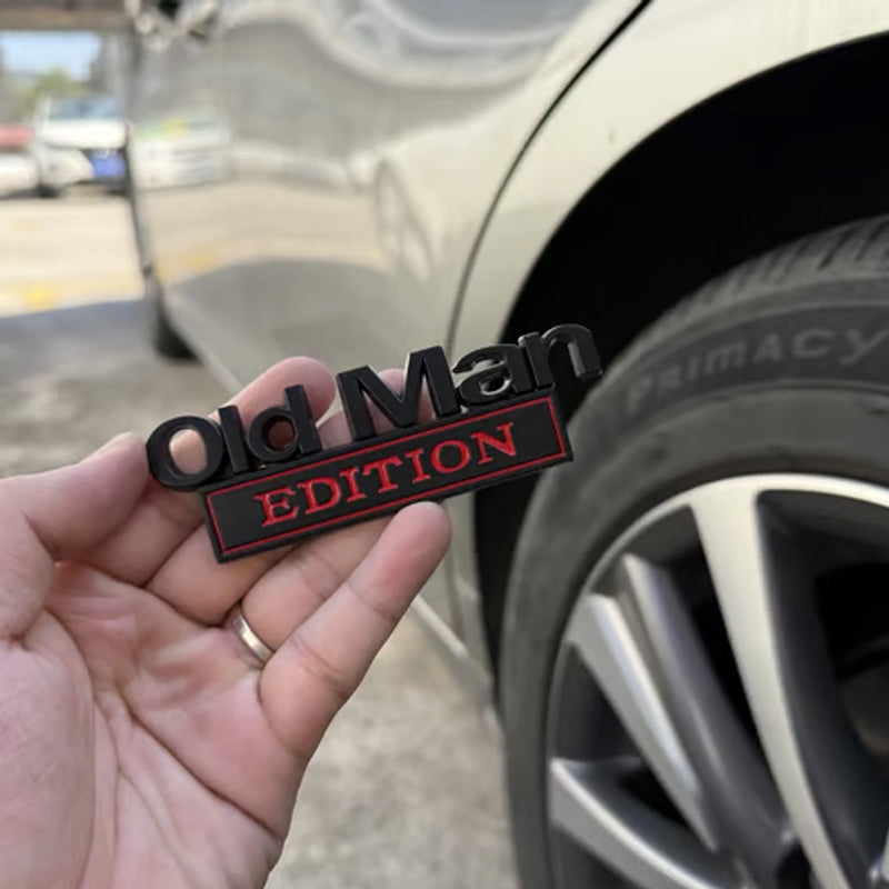 đ Old Man Edition-Auto-Emblem