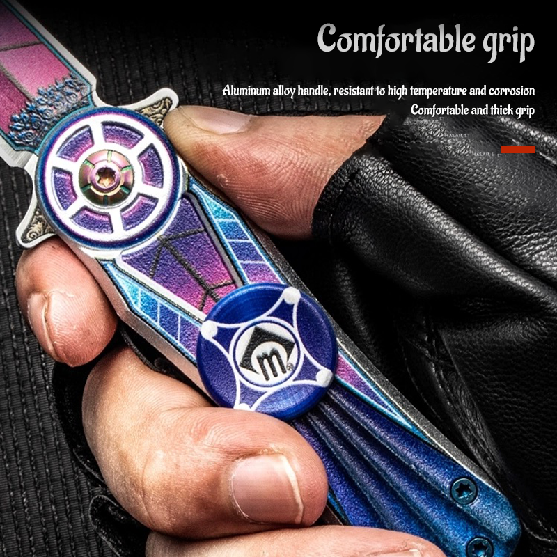 Finger spinner kni