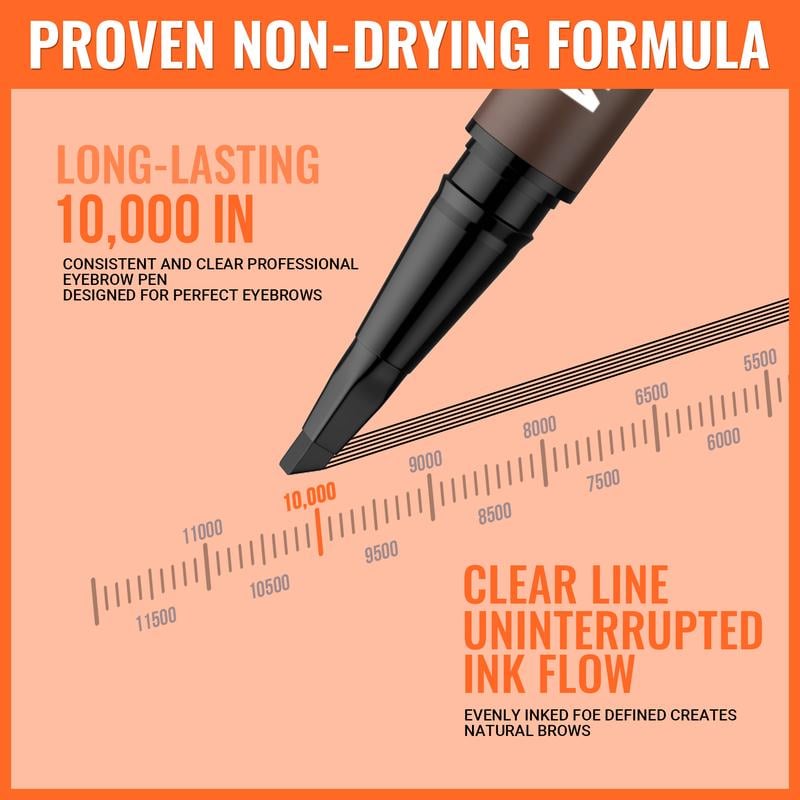 đ UppnĂ„ perfekta bryn â âš 4D-brynspenna â För naturlig, heldags perfektion med ögonbryn och eyeliner! đââ
