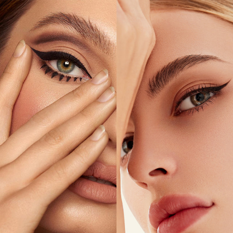 Eyeliner-stämpel i ett stycke