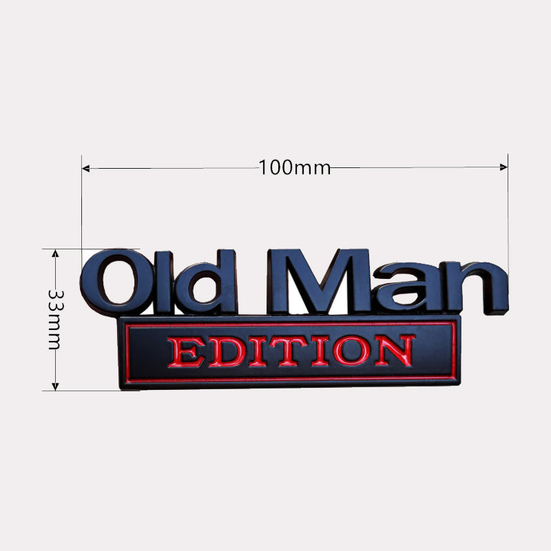 đ Old Man Edition-Auto-Emblem