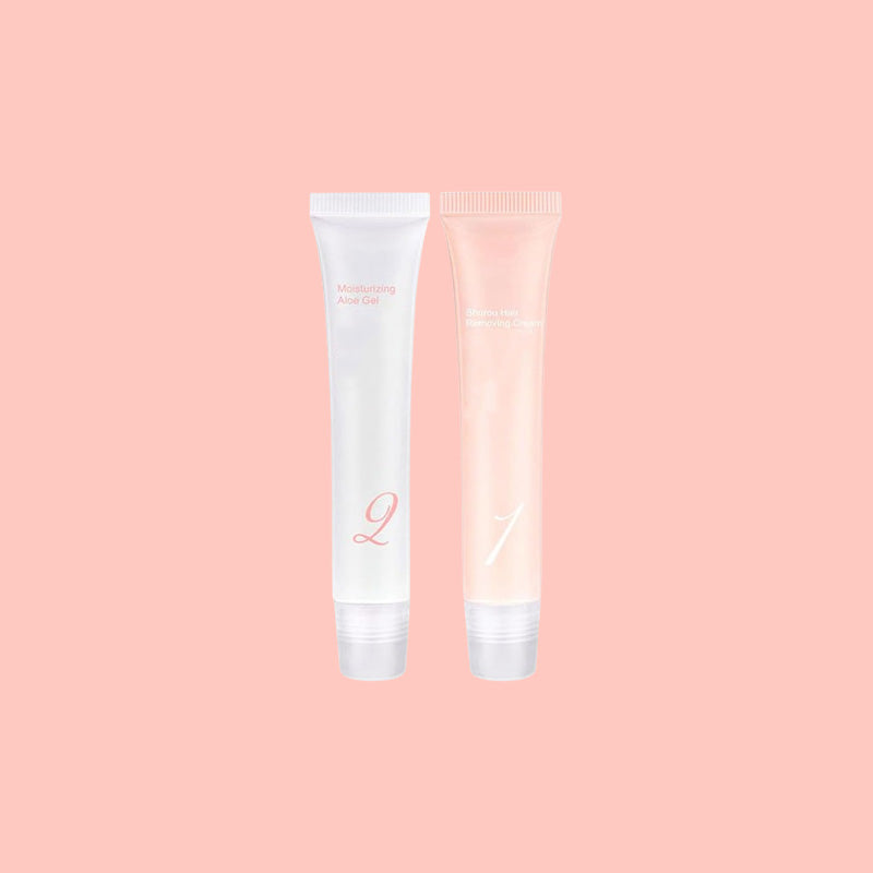 Speciell Hårborttagningskräm För Hårborttagning I Ansiktet/Depilatory cream for facial hair removal