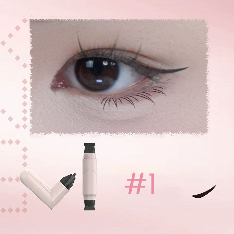 Eyeliner-stämpel i ett stycke