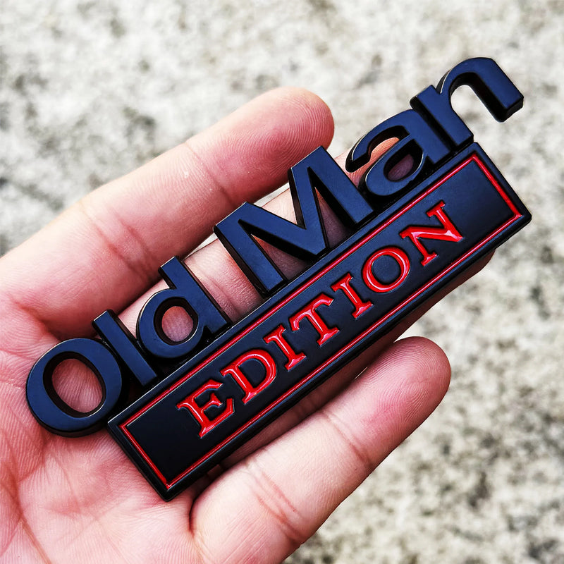 đ Old Man Edition-Auto-Emblem