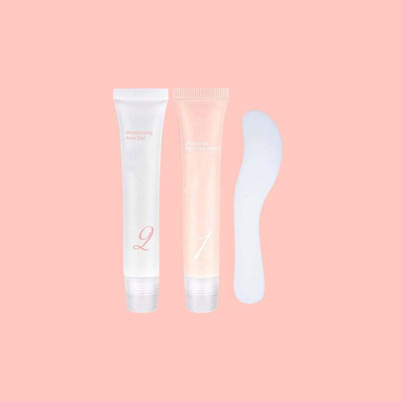 Speciell Hårborttagningskräm För Hårborttagning I Ansiktet/Depilatory cream for facial hair removal