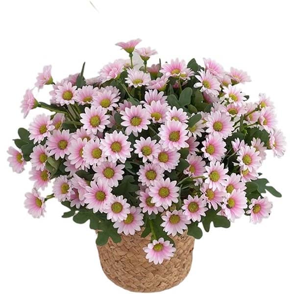 đ„ Konstgjorda utomhusblommor i form av krysantemum â UV-bestĂ€ndiga, vattentĂ€ta, vindtĂ€ta