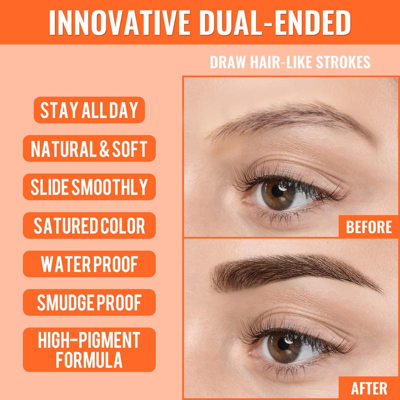 đ UppnĂ„ perfekta bryn â âš 4D-brynspenna â För naturlig, heldags perfektion med ögonbryn och eyeliner! đââ