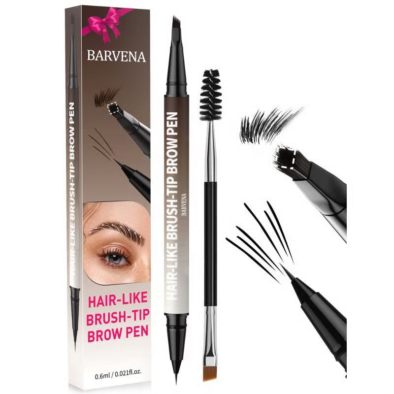 🌟 Uppnå perfekta bryn – ✨ 4D-brynspenna – För naturlig, heldags perfektion med ögonbryn och eyeliner! 💁‍♀