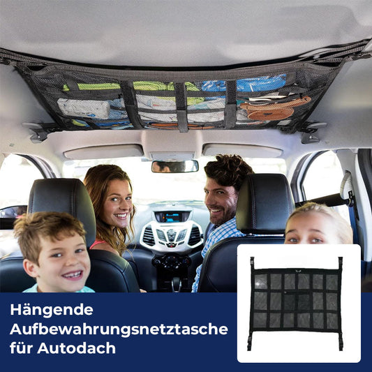 Hängande förvaringsväska i nät för biltak