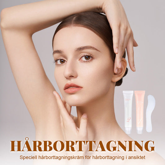 Speciell Hårborttagningskräm För Hårborttagning I Ansiktet/Depilatory cream for facial hair removal