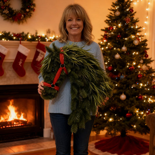 🎁Den bästa julklappen🔥🐴Hästhuvudkrans