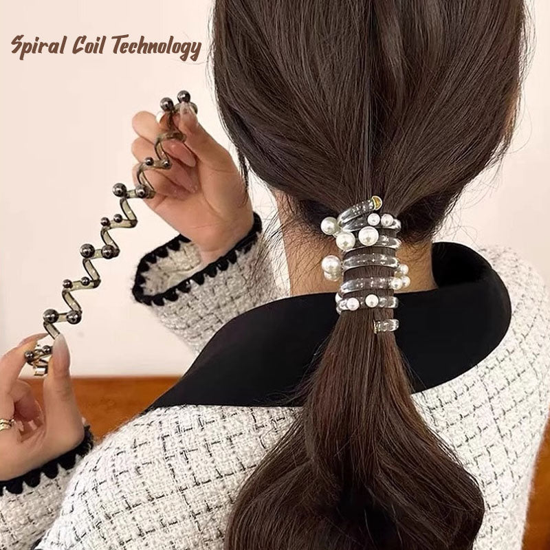 Pärla Rak Spiral Hårsnod