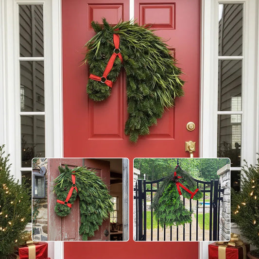 🎁Den bästa julklappen🔥🐴Hästhuvudkrans