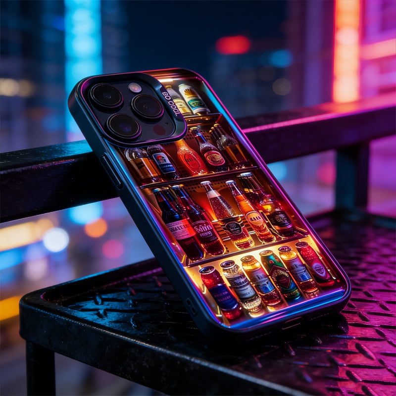 Kühlschrank-Bier-Handyhüll