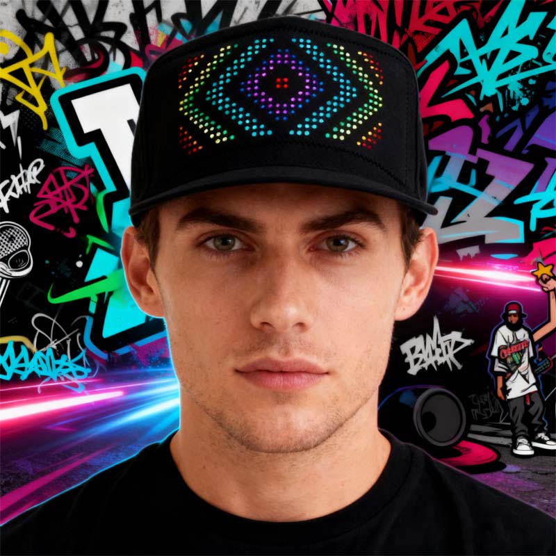 🏆Blomstrande försäljning⚡ Försäljningen överstiger 50 000 enheter! 💖 LED-displayhatt i fullfärg