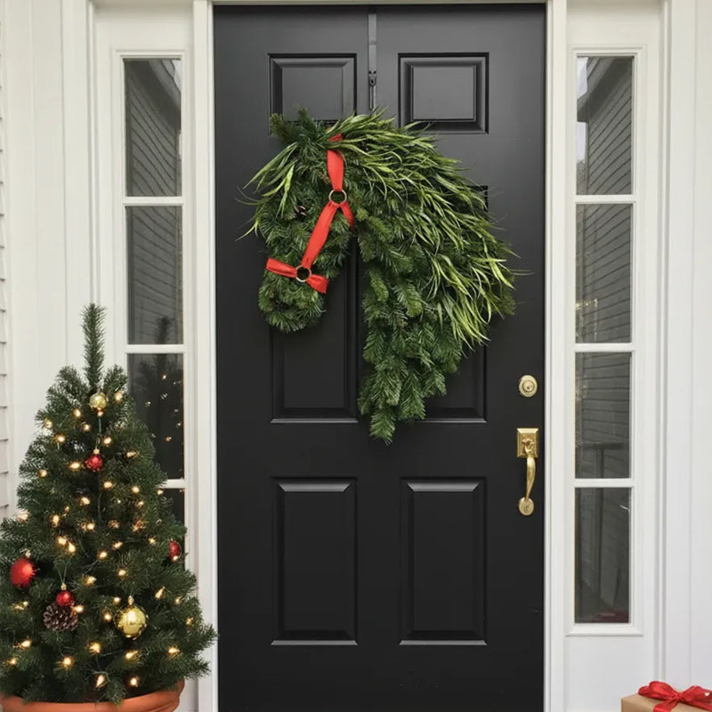 🎁Den bästa julklappen🔥🐴Hästhuvudkrans