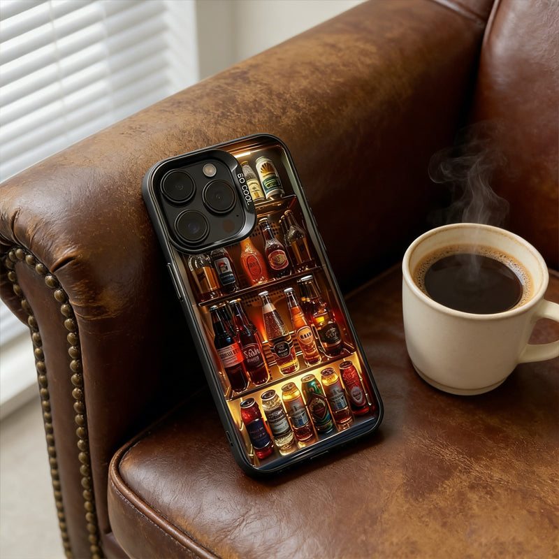 Kühlschrank-Bier-Handyhüll