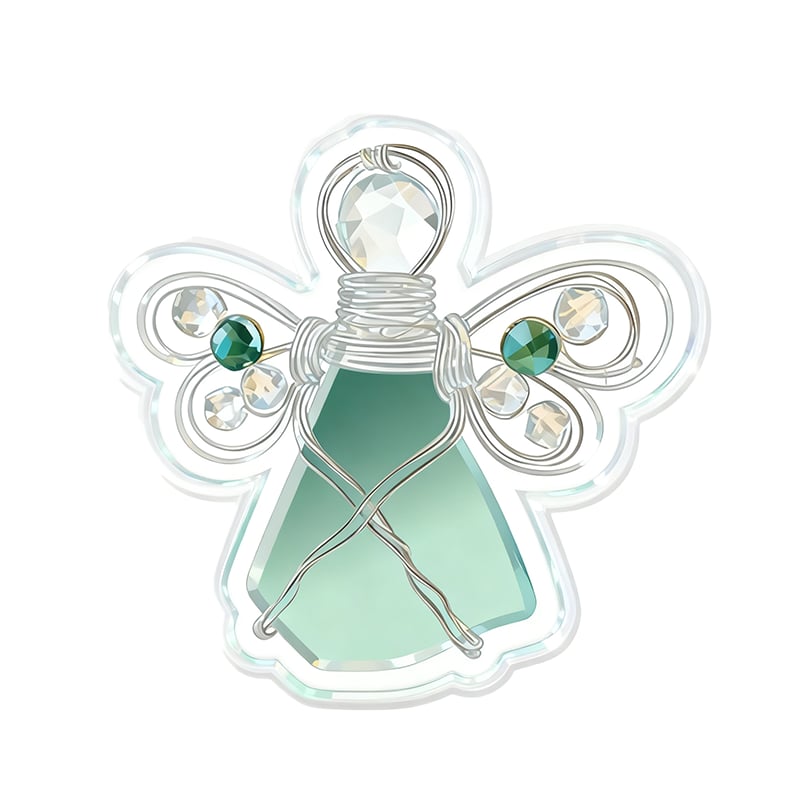 ✨🥰JULREA 🌊Handgjord ängelprydnad