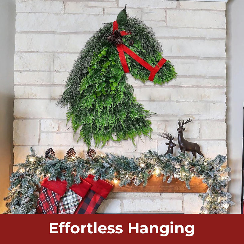 🎁Den bästa julklappen🔥🐴Hästhuvudkrans