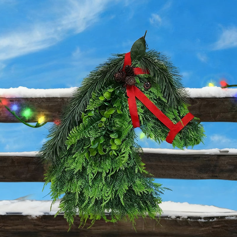 🎁Den bästa julklappen🔥🐴Hästhuvudkrans