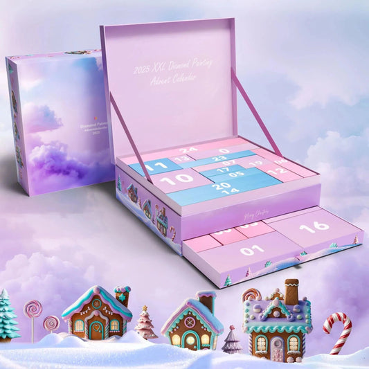 💎🎄2025 XXL diamantmålningsadventskalender – ✨Begränsad upplaga