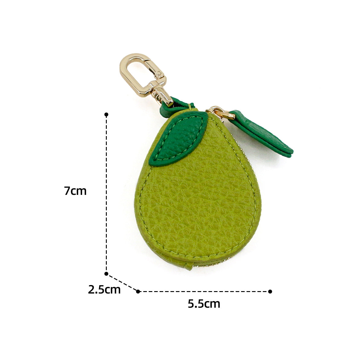 🍋 Mini-myntbörs – Söt nyckelringplånbok för tjejer