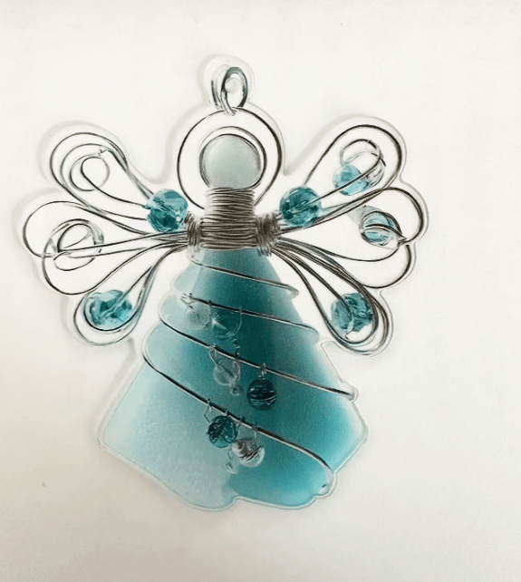 ✨🥰JULREA 🌊Handgjord ängelprydnad