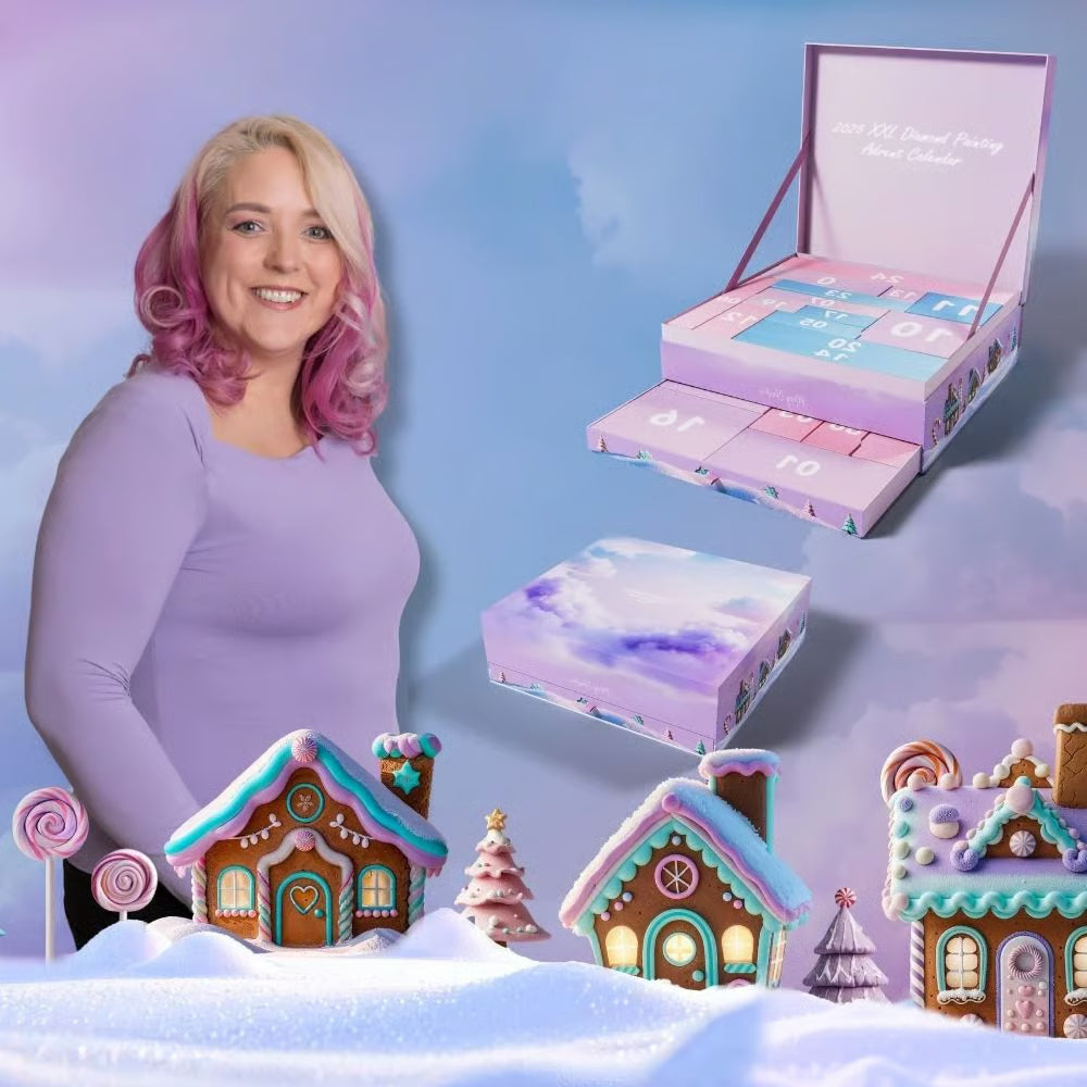 💎🎄2025 XXL diamantmålningsadventskalender – ✨Begränsad upplaga